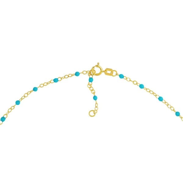 NC-EB: .25MM ASSEMBLED ENAMEL BEAD NECKLACE