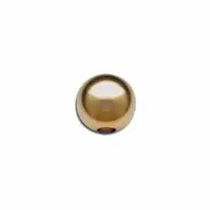 B-40: HEAVY WEIGHT SHINY ONE HOLE ROUND BEAD