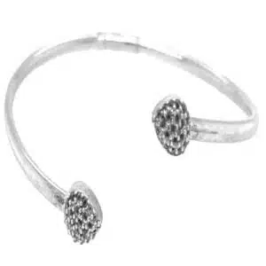 BNBR-50: BRACELET WITH PEAR SHAPED HEAD FOR STONES
