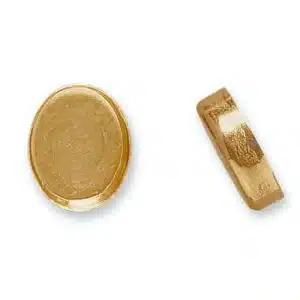 BZ-15CB: OVAL LOW BEZEL W/ CLOSED BACK DIE-STRUCK SETTING