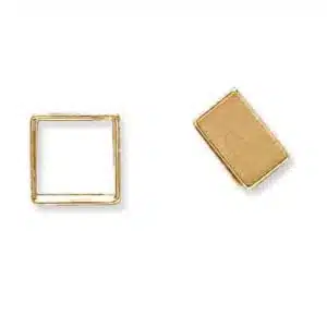 BZ-27: SQUARE HIGH BEZEL W/ BEARING DIE-STRUCK SETTING