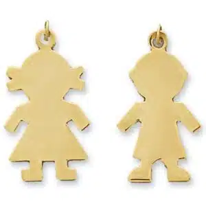 CH-80: CHILD BODY OUTLINE PLAIN CHARM