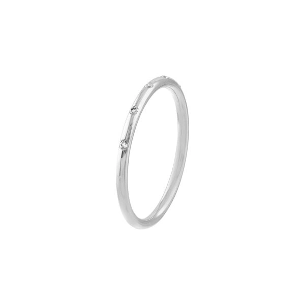 RM-DS: Diamond Stations Thin Band Ring